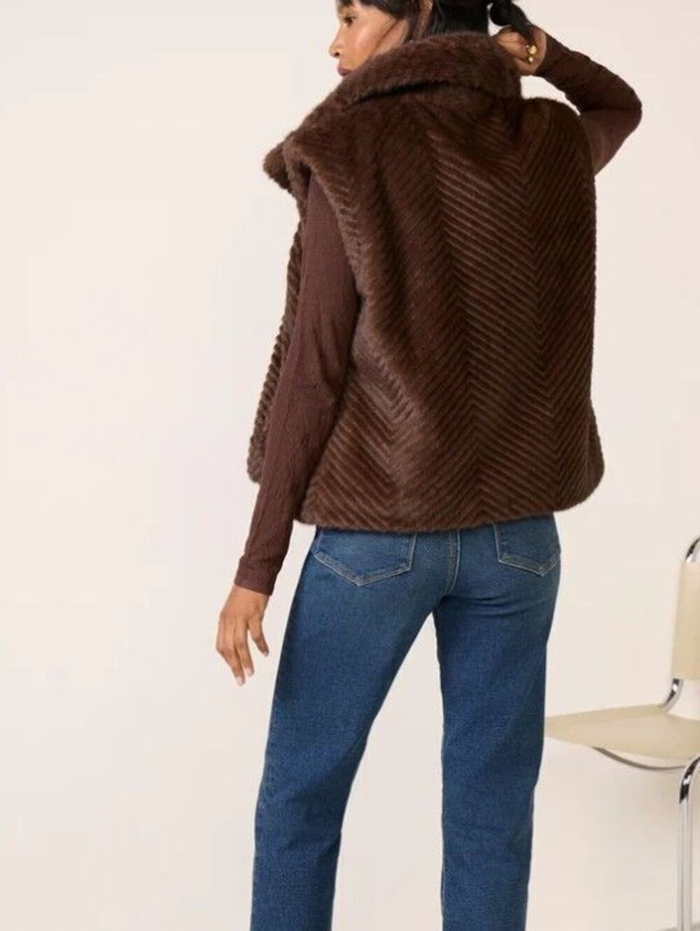 Evereve The Ever Straight High Rise Raw Hem Denim Jean - Size - 27 - Picture 2 of 9